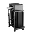 mbeat Activiva Height Adjustable PC and Printer Storage Stand, 7-Level Height, 40kg Capacity, Rolling Design, Matte Black - SuperSaverAU - view 5