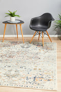 Rug Culture Century Large Power Loomed Rug 290x200cm - Multi-coloured Polypropylene - CEN911SILV290X200