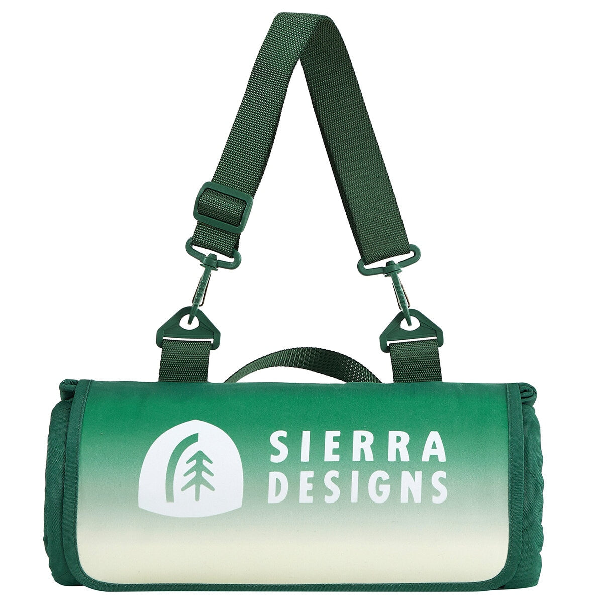 Sierra Designs Outdoor Blanket Green, Waterproof, 1828 x 1828 mm, Carry Strap - SuperSaverAU - view 1