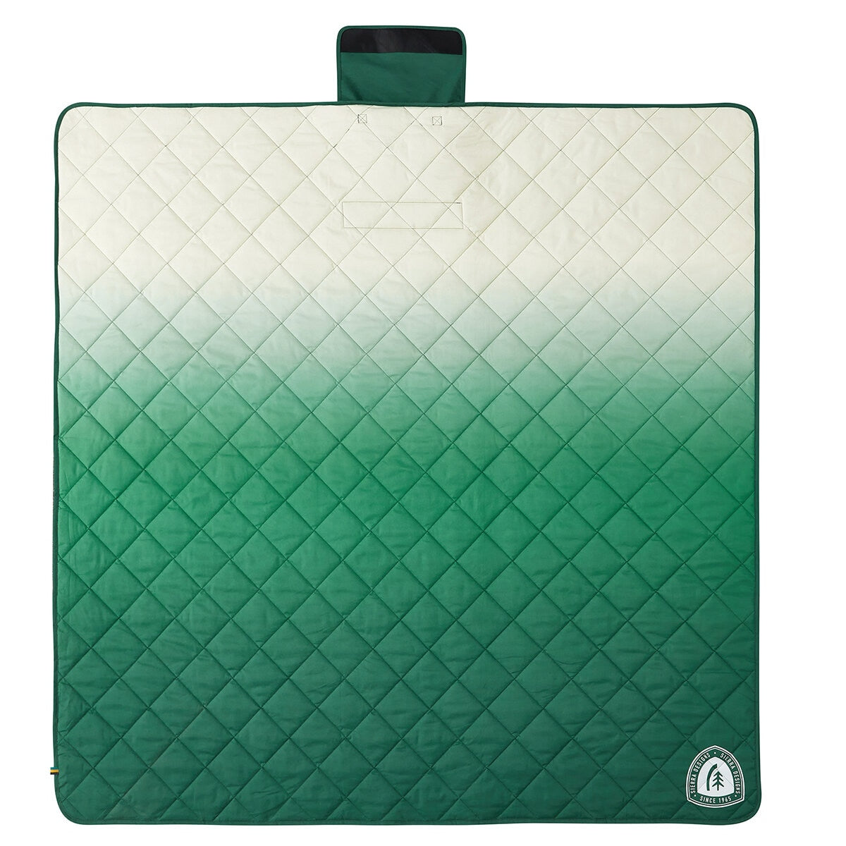 Sierra Designs Outdoor Blanket Green, Waterproof, 1828 x 1828 mm, Carry Strap - SuperSaverAU - view 2