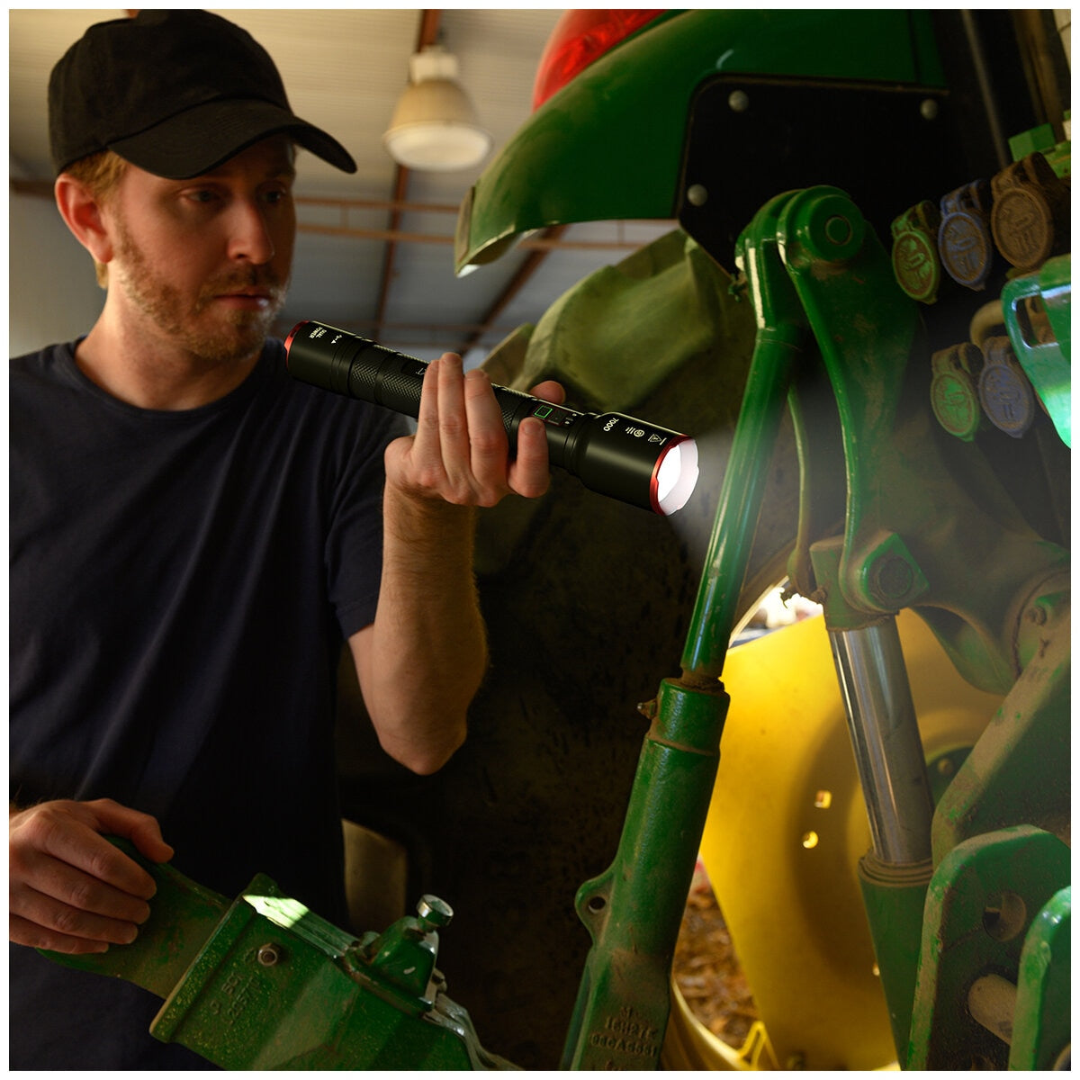 Infinity X1 7000 Lumen Dual Power Rechargeable Flashlight, USB, AA Batteries