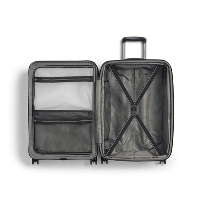 Samsonite Parallax 3-Piece Hardside Luggage Set, Black, Model 156733, Eco-Friendly Spinner