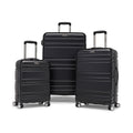 Samsonite Parallax 3-Piece Hardside Luggage Set, Black, Model 156733, Eco-Friendly Spinner - SuperSaverAU - view 1