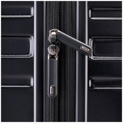 Samsonite Parallax 3-Piece Hardside Luggage Set, Black, Model 156733, Eco-Friendly Spinner