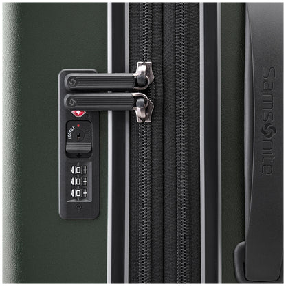 Samsonite Parallax 3-Piece Luggage Set, Forest Green, TSA Locks, Spinner Wheels, Model 156733