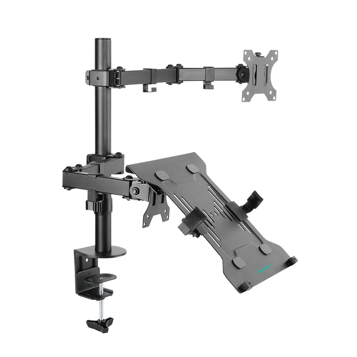 mbeat Dual-Screen Articulating Monitor Arm with Laptop Holder, 13-32 inch, Steel - SuperSaverAU - view 2