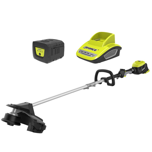 G Force 60V Brushless Line Trimmer Kit EV LT1K, 800W Motor, 400mm Cutting Width