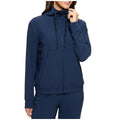 Kirkland Signature Ladies Active Zip Jacket Total Eclipse, 4-Way Stretch, Moisture-Wicking - SuperSaverAU - view 3