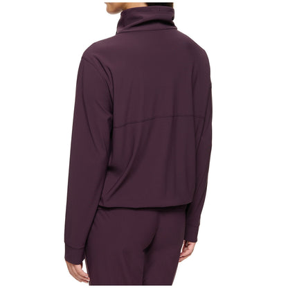 Kirkland Signature Ladies Active Zip Jacket Prune, 4-Way Stretch, Moisture-Wicking