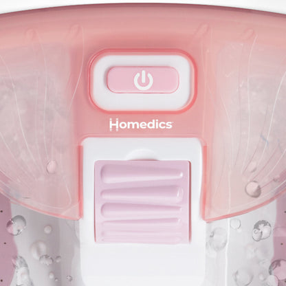Homedics Bubble Bliss Deluxe Foot Spa FB-54-AU with Heat, Massage & Attachments