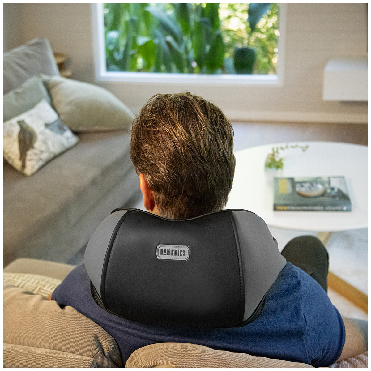 Homedics Cordless Shiatsu Neck Massager NMS-675H-AU with Heat & Rechargeable Battery