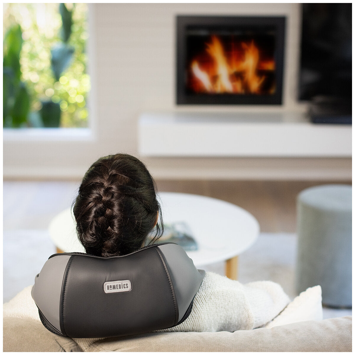 Homedics Cordless Shiatsu Neck Massager NMS-675H-AU with Heat & Rechargeable Battery