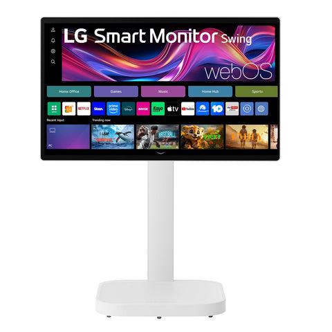 LG 31.5 Inch 4K Monitor Swing With Touchscreen Stand 32U889SA-W.AAU