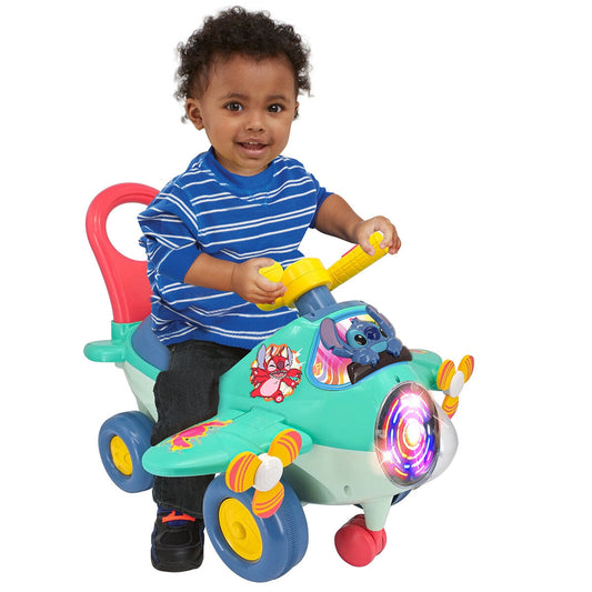 Disney Stitch & Minnie Ride-On, Light Show, Ages 12-36M