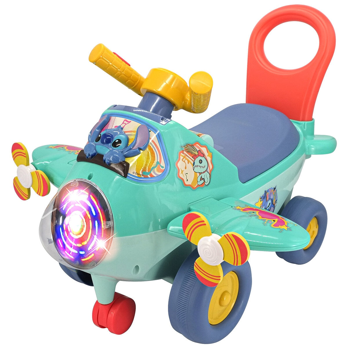 Disney Stitch & Minnie Ride-On, Light Show, Ages 12-36M - SuperSaverAU - view 2
