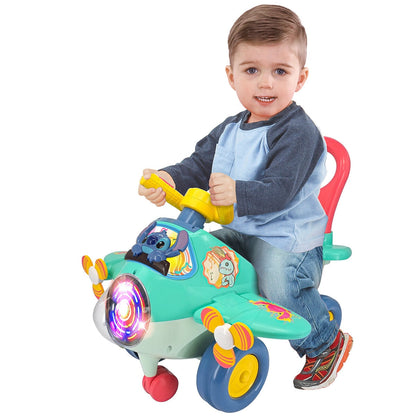 Disney Stitch & Minnie Ride-On, Light Show, Ages 12-36M