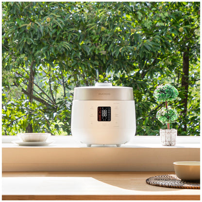Cuckoo 6-Cup Twin Pressure Rice Cooker CRP-ST0609F, 16 Modes, Smart Tech, Non-Stick Pot
