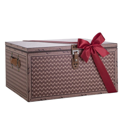Interhampers Indulgence Hamper BRO5025 - Luxury Spirits, Wines & Gourmet Treats in Designer Chest