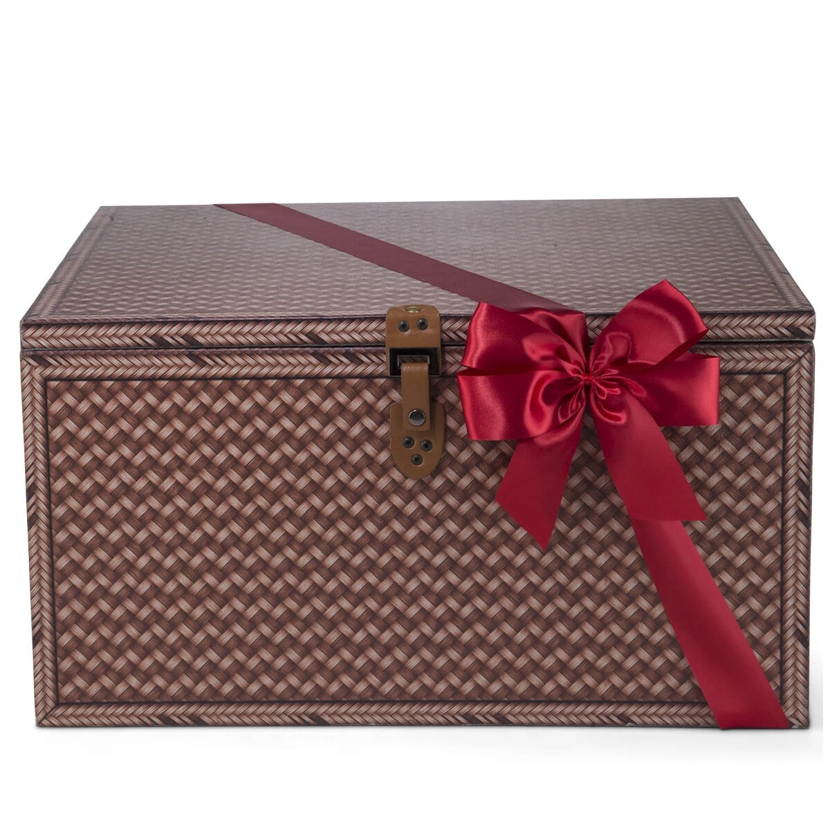 Interhampers Ultimate Hamper BRO5125 - Premium Beverages & Gourmet Treats in Designer Chest