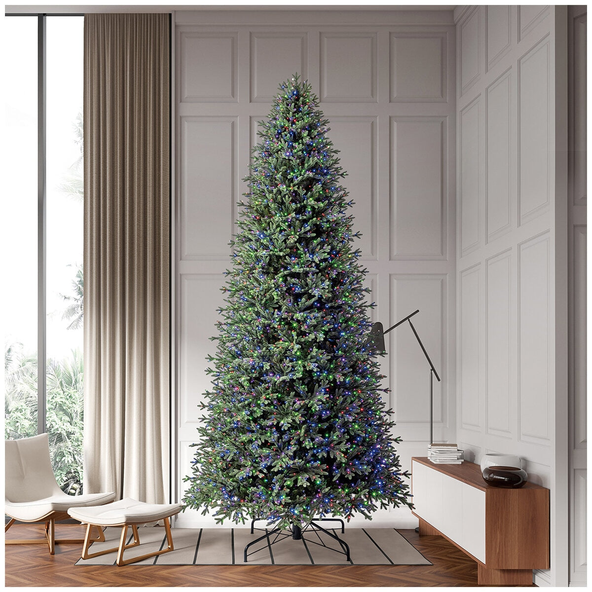 Pre-Lit Aspen Artificial Christmas Tree 3.66M, 4430 LED, EZ Connect, Model TGC0P4826D95