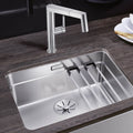 Blanco Etagon 500-U Single Bowl Undermount Sink - Etagon Rails, InFino Drain, Covered Overflow - 526901