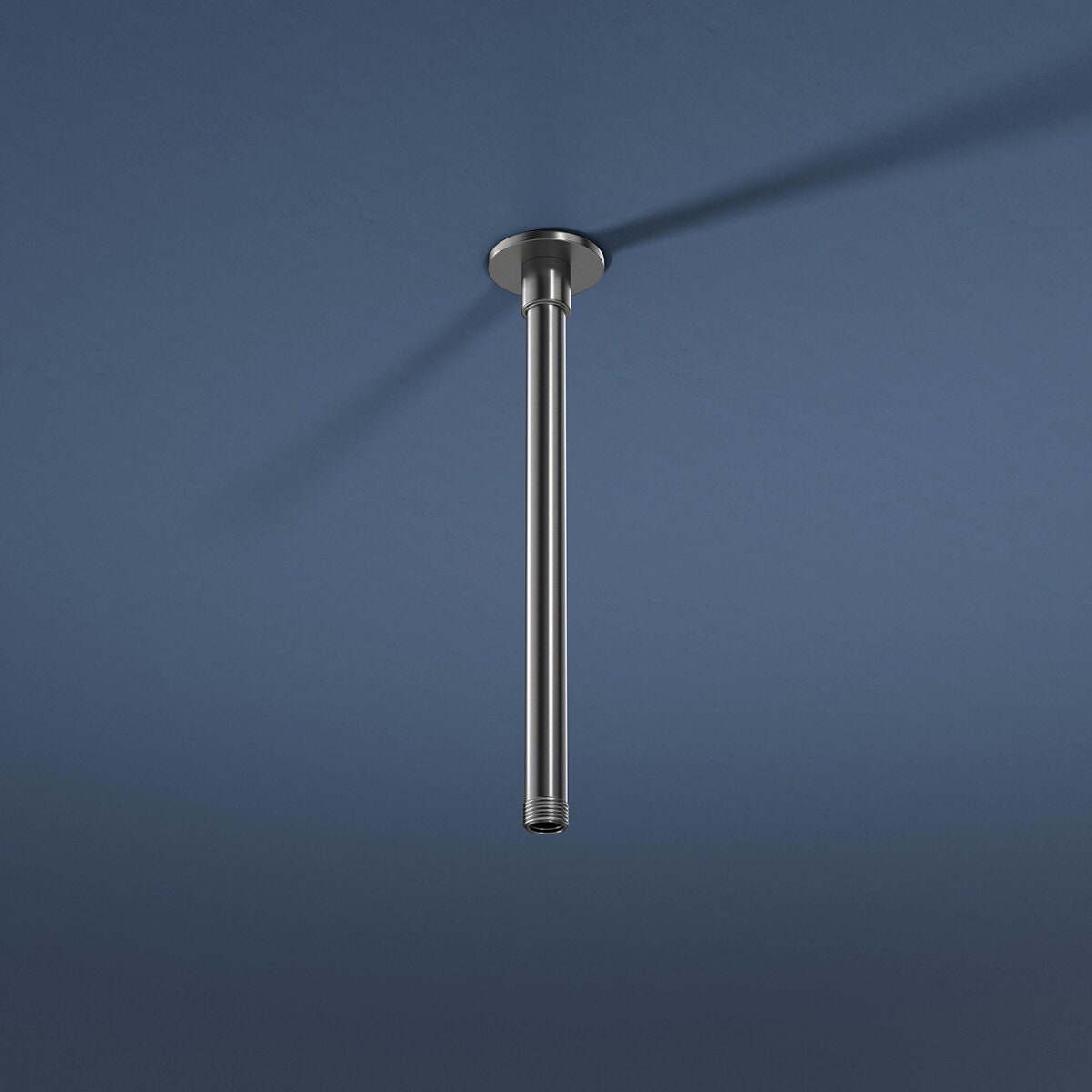 Rogerseller Tonic ceiling shower arm 450mm - brass construction, Brushed Nickel finish - 3506003407