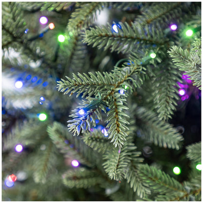 Pre-Lit Slim Aspen Artificial Christmas Tree 1.98M, 1,200 LED Lights, Model TG66P4826DA0