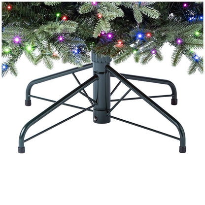 Pre-Lit Slim Aspen Artificial Christmas Tree 1.98M, 1,200 LED Lights, Model TG66P4826DA0