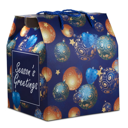 Interhampers Seasons Greetings Gift Box BRO225 - 2.5kg Festive Treats, Biscotti, Shortbread, Cake