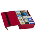 Interhampers Premium White Gift Box BRO425 - Wine, Gourmet Treats, Stylish Presentation - SuperSaverAU - view 2