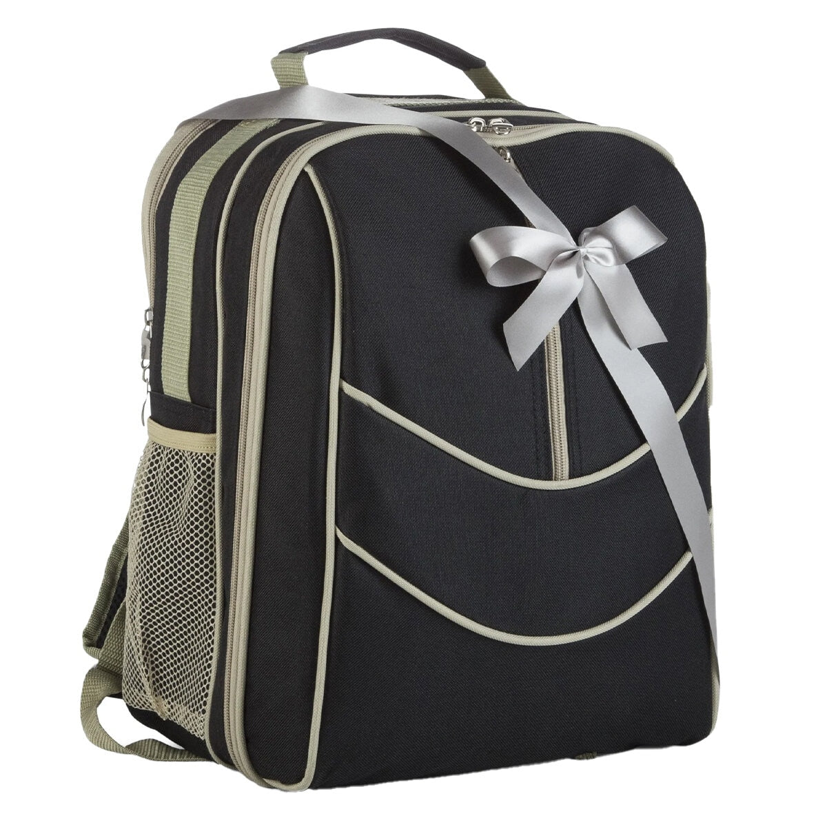 Interhampers Picnic Time Gift Hamper BRO1825 - Backpack Set with Chardonnay & Gourmet Snacks