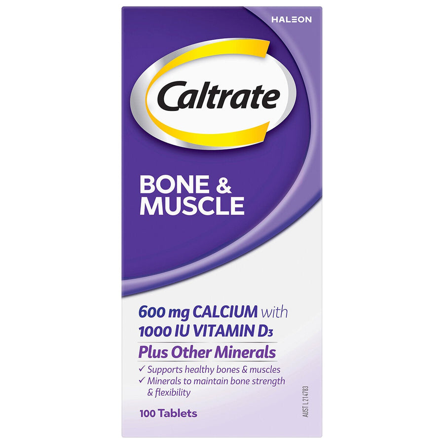 Caltrate Calcium and Vitamin D Tablets 300 Pack Bone and Muscle Support