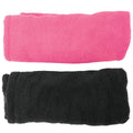 Studio Dry Microfibre Hair Towels 2 Pack SD8176PBCC - Quick Dry, Frizz Reduction, Black/Pink - SuperSaverAU - view 2