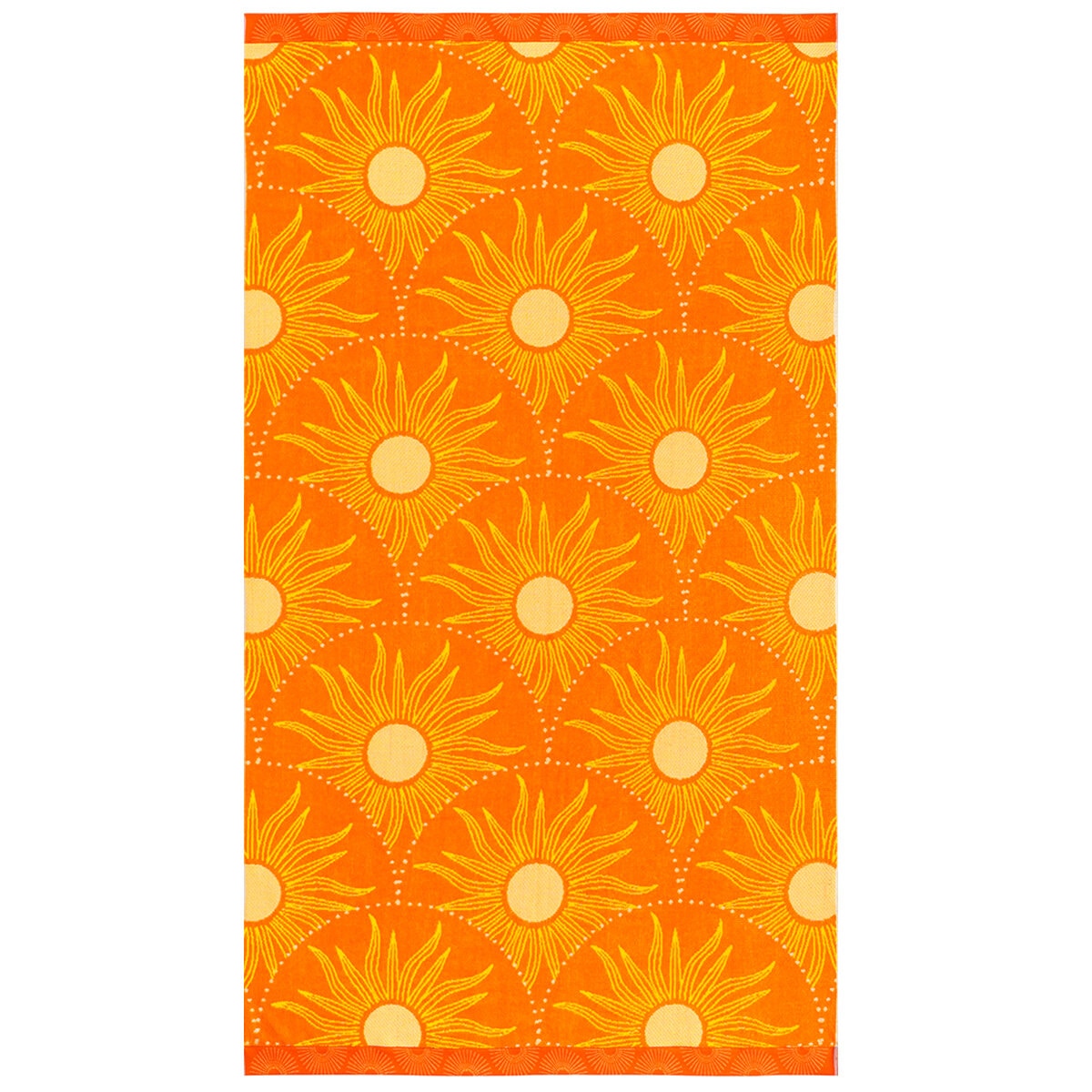Welspun Oversized Beach Towel 102x183cm Sunrise, Reversible Jacquard, 100% Cotton