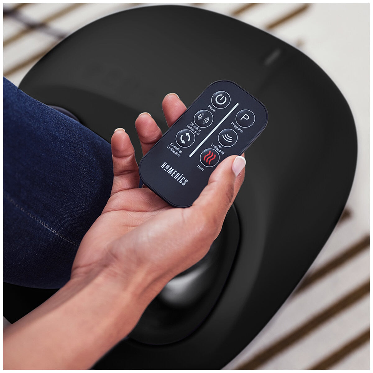 Homedics 3-in-1 Pro Foot Massager FCC-360H-AU with Heat, Shiatsu, Vibration, Air Compression