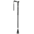Rehand Walking Stick Black RH100754 - Foldable, Adjustable, Shock Absorption, 158kg Capacity - SuperSaverAU - view 2