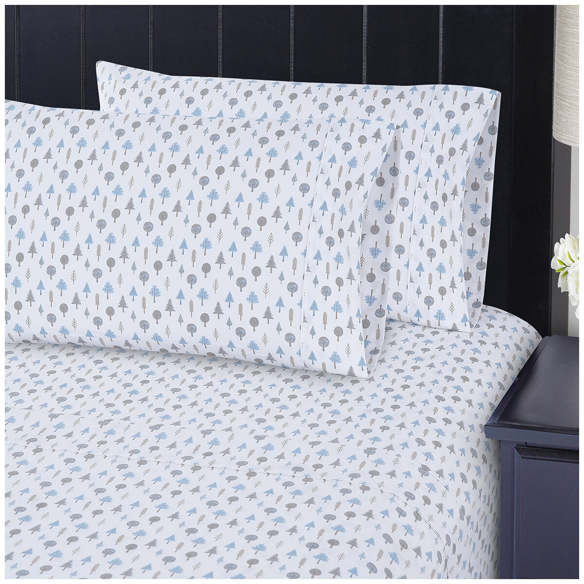 South Point Microfiber King Single Sheet Set - Arbor Woods, GRS Certified, Soft & Durable