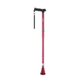 Rehand Walking Stick Red RH100754 - Adjustable, Foldable, Shock Absorbing Cane - SuperSaverAU - view 2