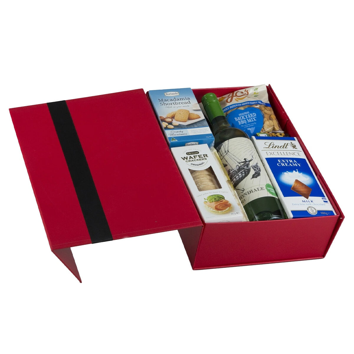 Interhampers Sparkling Occasion Gift Box BRO325 - T'Gallant Moscato, Treats & Elegant Design