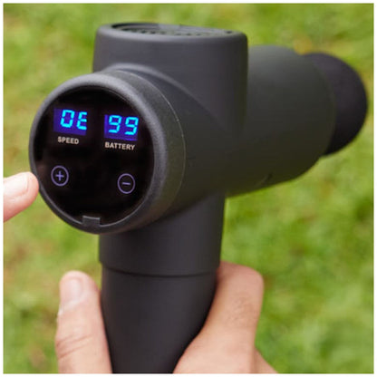 Homedics Physio Pro Percussion Massager PGM-400-AU, 3 Intensities, 4 Attachments, 4hr Runtime