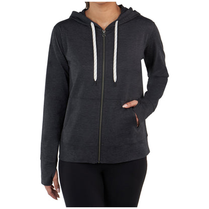 Kirkland Signature Ladies Hoodie Black - Eco-Friendly, Moisture-Wicking
