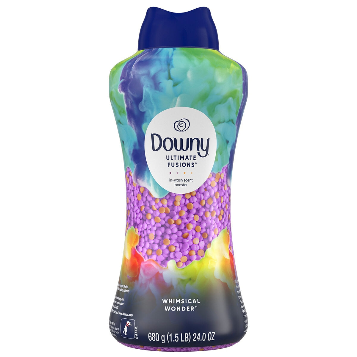 Downy Ultimate Fusions Scent Booster 680g - Whimsical Wonder, Dual Action, Long-Lasting Freshness