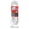 Arlec 2m White Ring Pull Extension Lead 10A 240V PVC Indoor