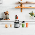 Ninja Nutri Blender Pro with Auto-iQ 1000W - Cloud Silver - Three Single-Serve Cups - BN500