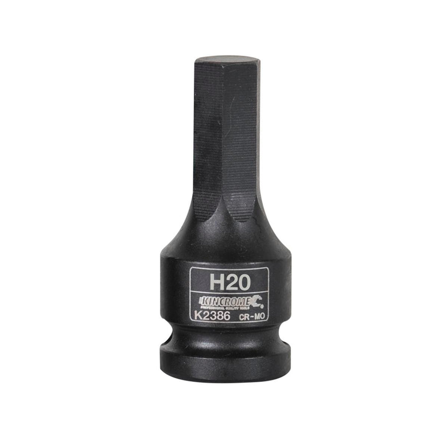 Kincrome 20mm 1/2" Drive Hex Impact Socket 78mm - Chrome Molybdenum Steel - SuperSaverAU - view 1