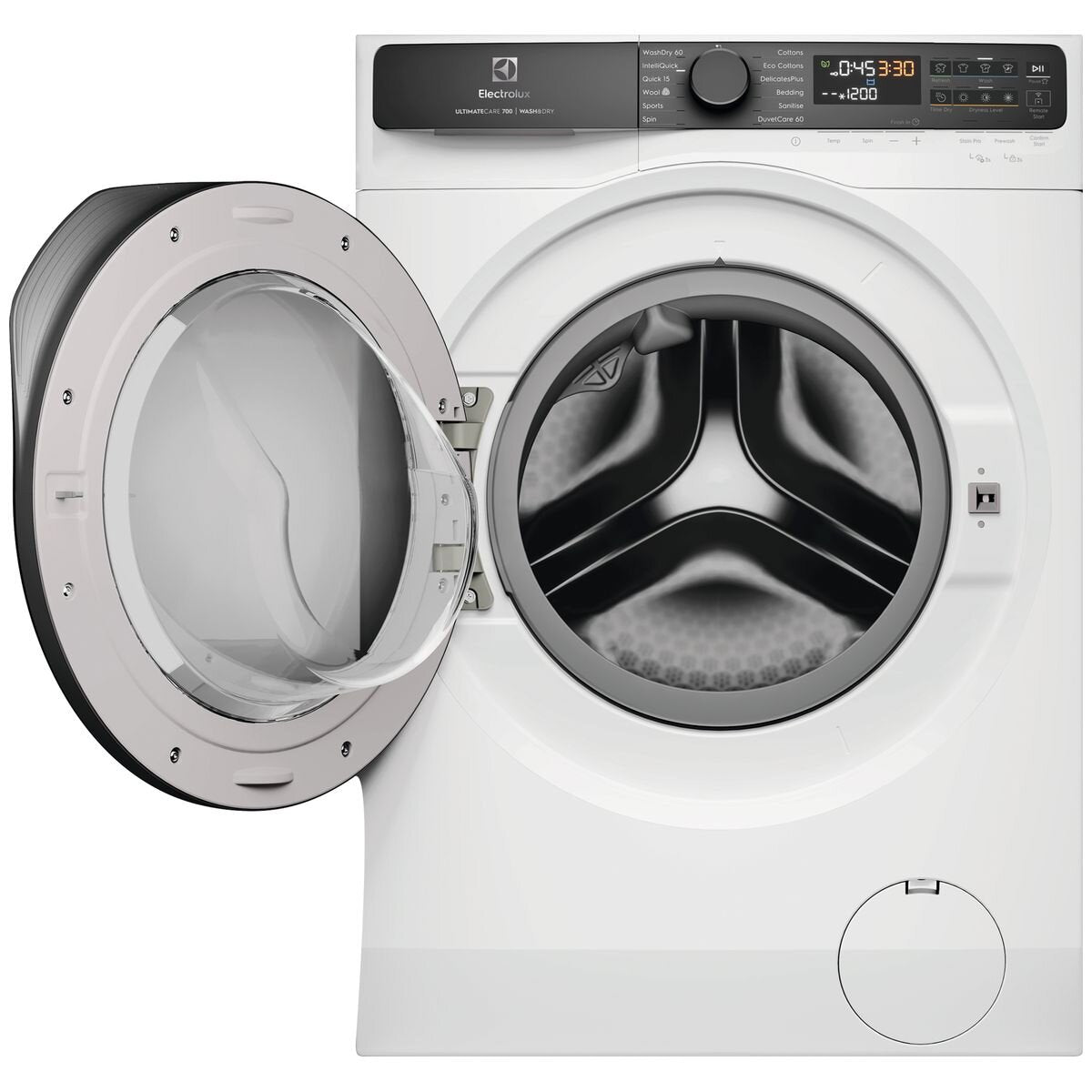 Electrolux 700 Series 12kg/8kg Washer Dryer Combo - White, HygienicCare, Sanitise - EWW1243R7WCS