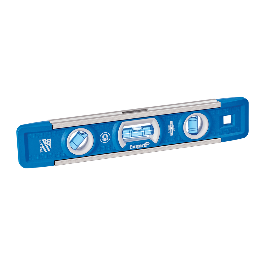 Empire 225mm Magnetic Torpedo Level - True Blue® Vials - Blue - SuperSaverAU - view 1