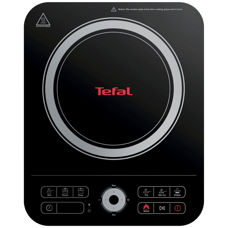 Tefal Portable Induction Express cooktop - six cooking programs, Boost mode, 100W to 2100W - IH7208Z1
