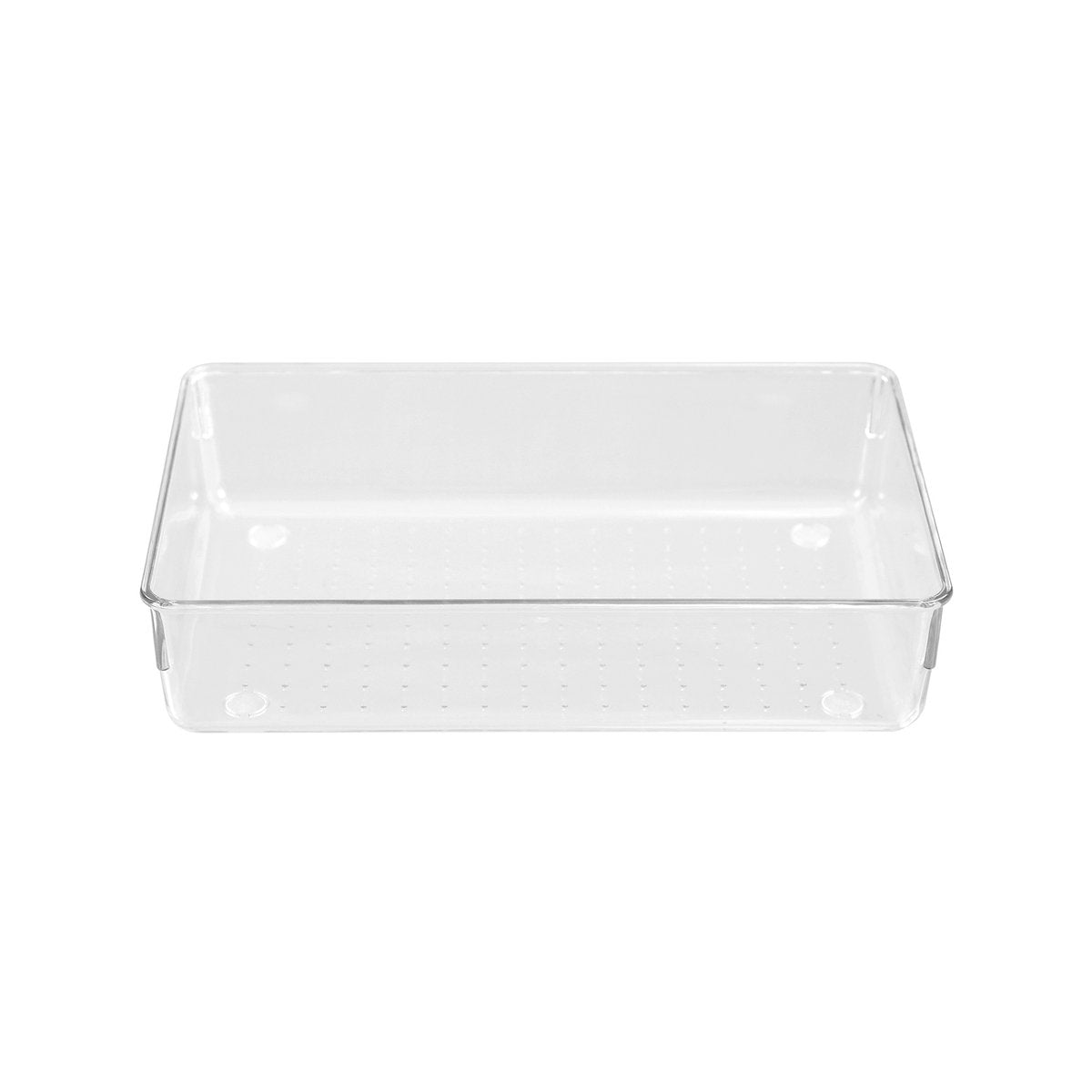 Boxsweden Crystal Storage Tray - 23 x 15 x 5cm - Clear - BPA-Free - Stackable - SuperSaverAU - view 5