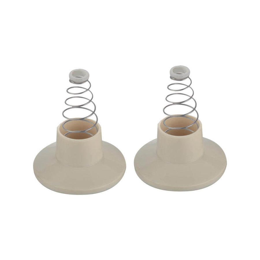 Shaw Mason Wall Flange - Pack of 2 - Plastic - Ivory Colour - SuperSaverAU - view 1